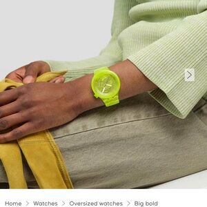 Swatch Vibrant Lime Smartwatch